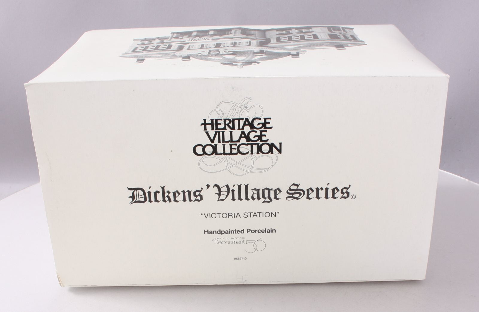 Dept 56 5574-3 Dickens Village Series: Victoria Station LN/Box