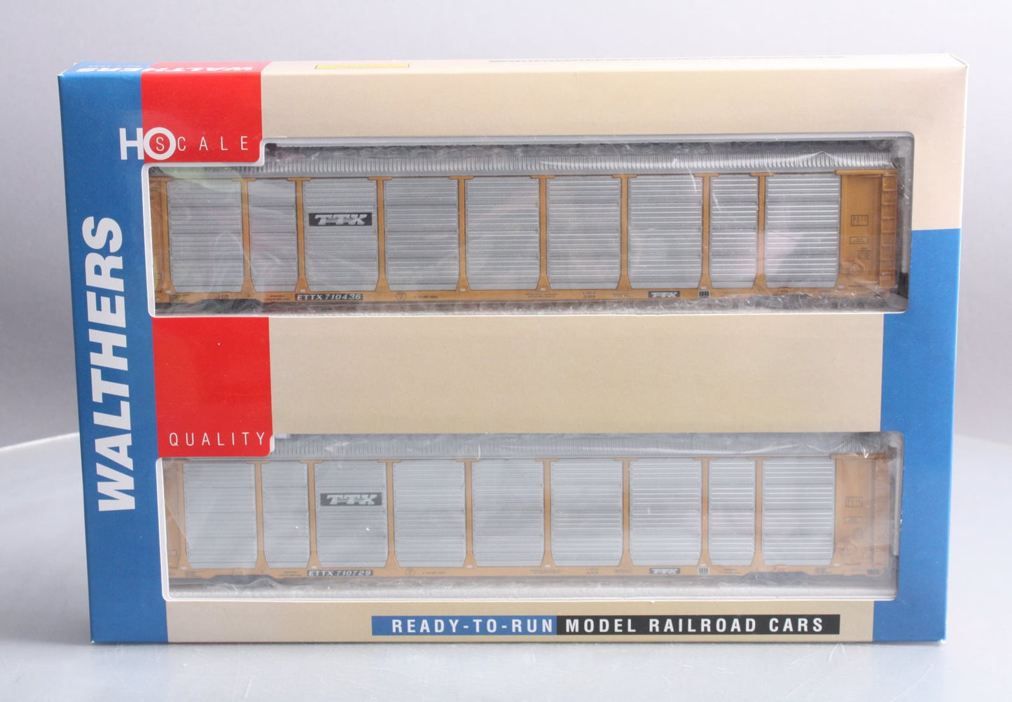 Walthers 932-24859 HO TTX Thrall 89' Auto Carrier (Pack of 2) LN/Box