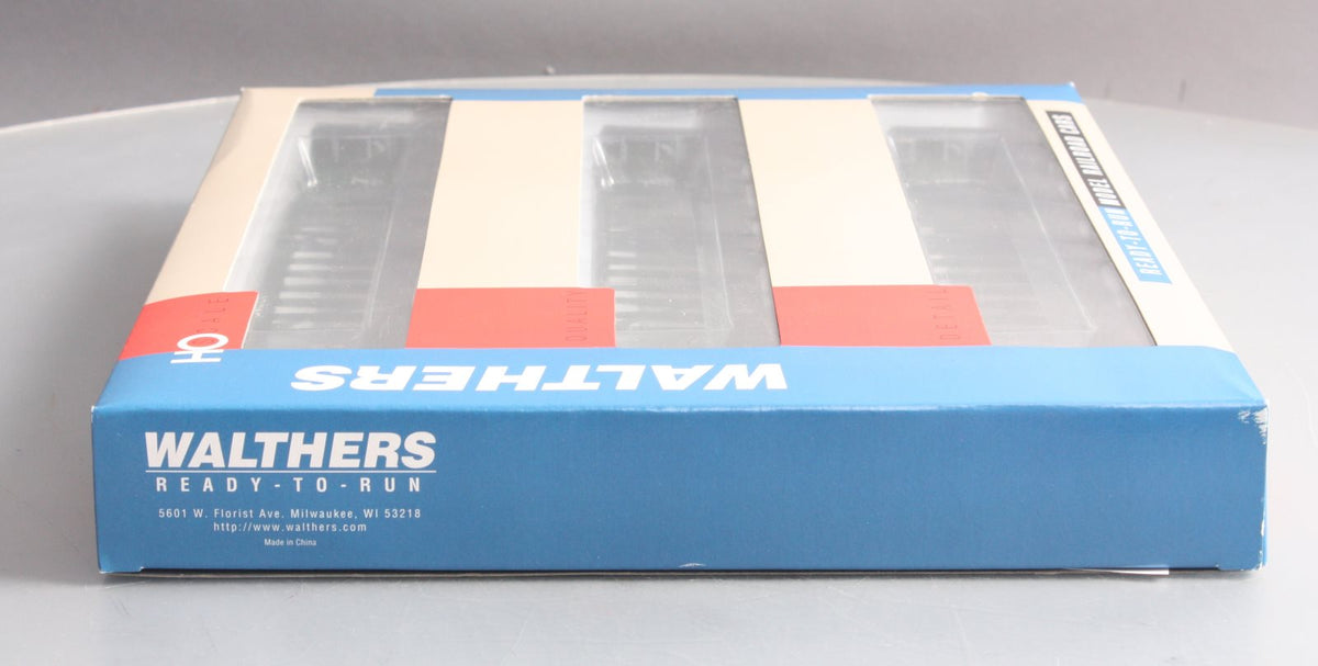 Walthers 932-34101 HO British Columbia 72' Centerbeam Flatcars (Set of 3) LN/Box