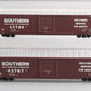 Walthers 932-23561 HO Scale Southern Box Car (Pack of 2) EX/Box