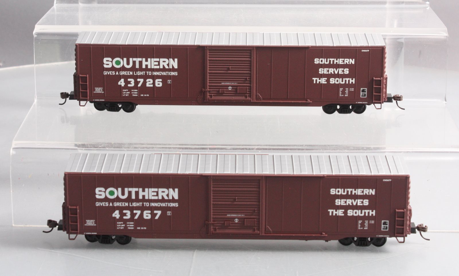 Walthers 932-23561 HO Scale Southern Box Car (Pack of 2) EX/Box