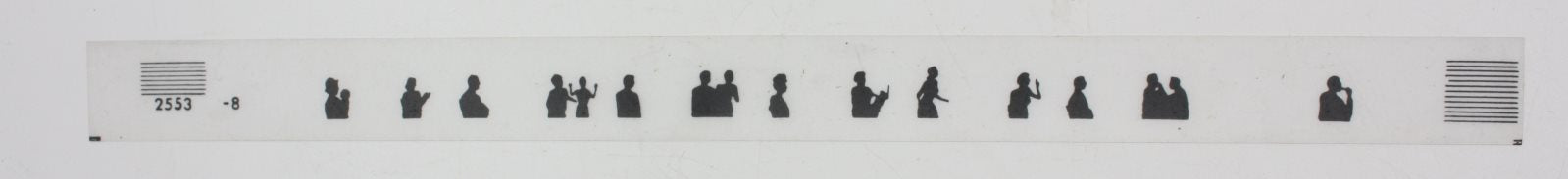 Lionel 2553-8  Left Canadian Pacific Aluminum Passenger Car Window Strip