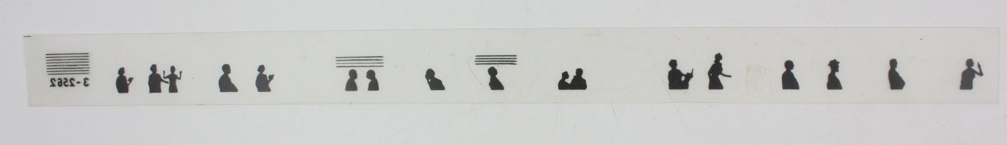 Lionel 2562-3 Right Hand Santa Fe Aluminum Passenger Car Window Strip