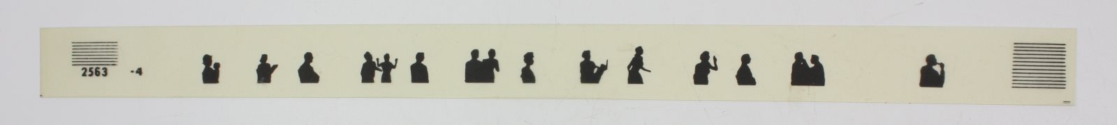 Lionel 2563-4 Left Hand Santa Fe Aluminum Passenger Car Window Strip
