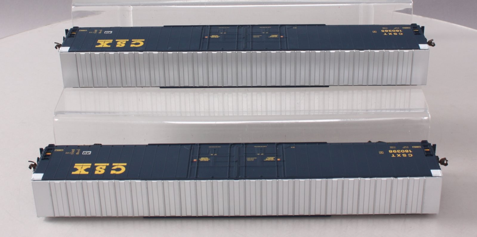 Walthers 932-23512 HO CSX 86' Hi-Cube 4-Door Boxcar (Pack of 2) EX/Box