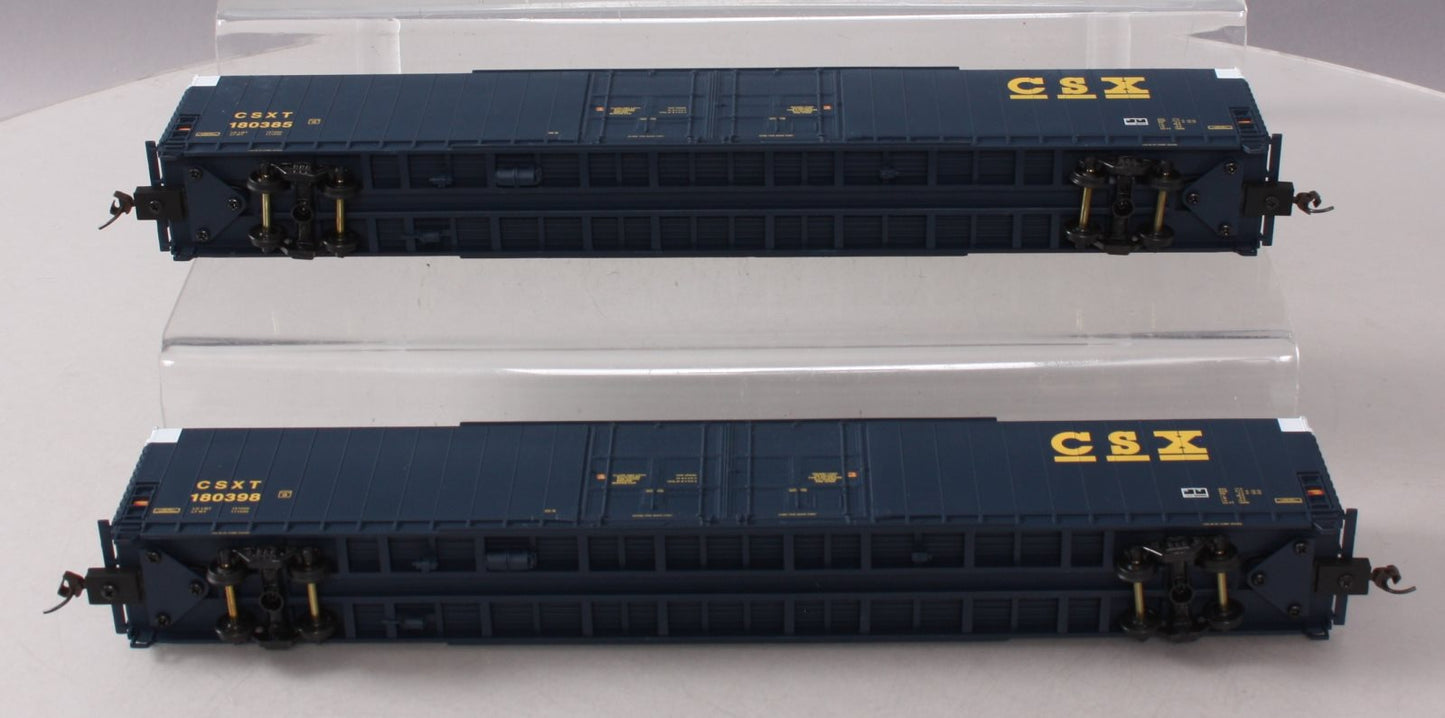 Walthers 932-23512 HO CSX 86' Hi-Cube 4-Door Boxcar (Pack of 2) EX/Box