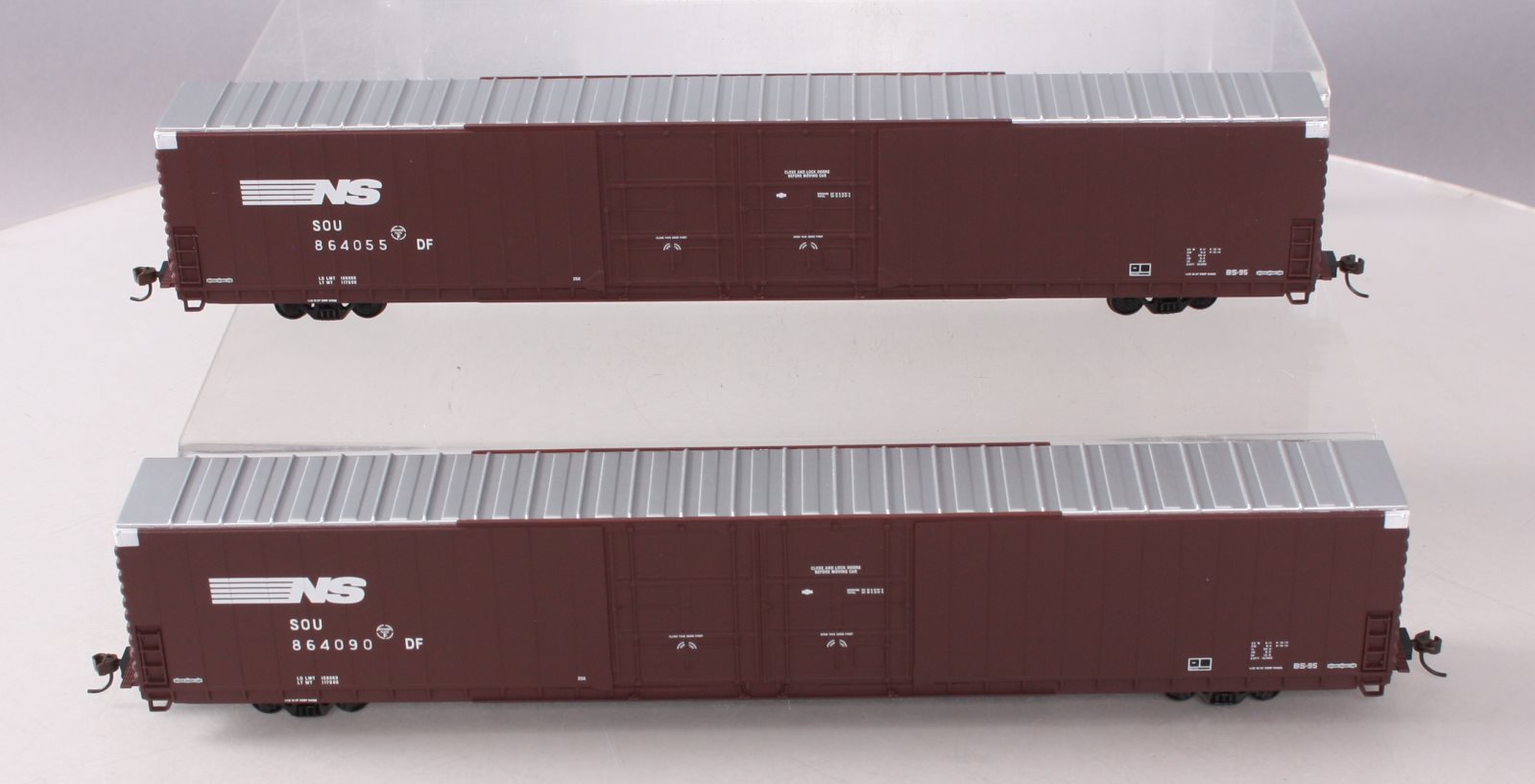 Walthers 932-23510 HO Norfolk Southern 86' Hi-Cube 4-Door Boxcar (Pack of 2) EX/Box