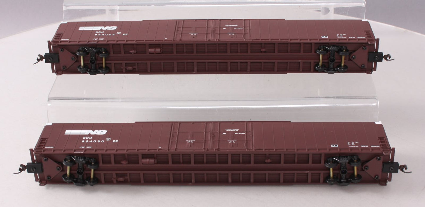 Walthers 932-23510 HO Norfolk Southern 86' Hi-Cube 4-Door Boxcar (Pack of 2) EX/Box
