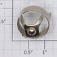 Lionel 25-5 Standard Gauge Nickel Bumper Lamp Guard Top