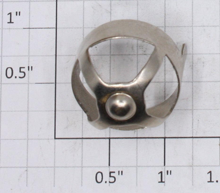 Lionel 25-5 Standard Gauge Nickel Bumper Lamp Guard Top