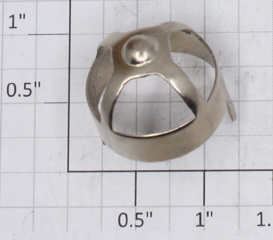 Lionel 25-5 Standard Gauge Nickel Bumper Lamp Guard Top