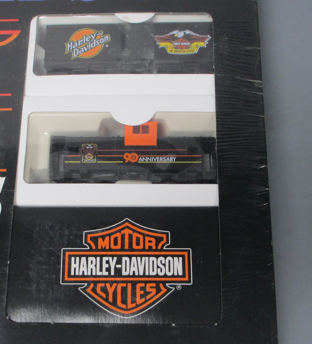 Harley Davidson HO Scale Eagle Express 90th Anniversary Electric Train Set MT/Box