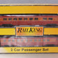 MTH 30-6725 O SP 60' Streamlined ABS Sleeper/Diner Passenger Car Set (Set of 2) LN/Box