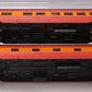 MTH 30-6725 O SP 60' Streamlined ABS Sleeper/Diner Passenger Car Set (Set of 2) LN/Box
