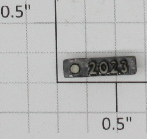 Lionel 2023-10 Left Hand Black Raised Number Marker Lens/Number Board