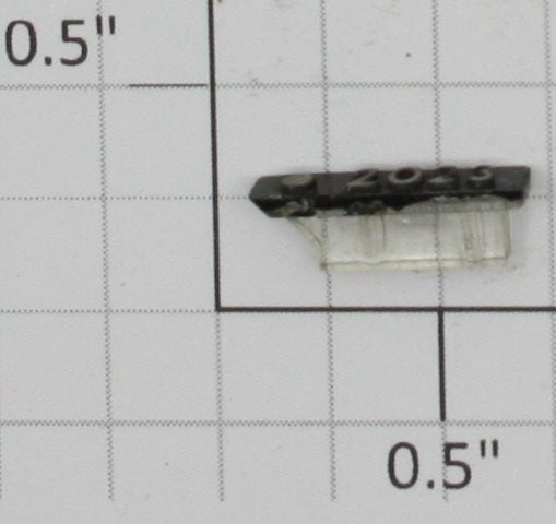 Lionel 2023-10 Left Hand Black Raised Number Marker Lens/Number Board