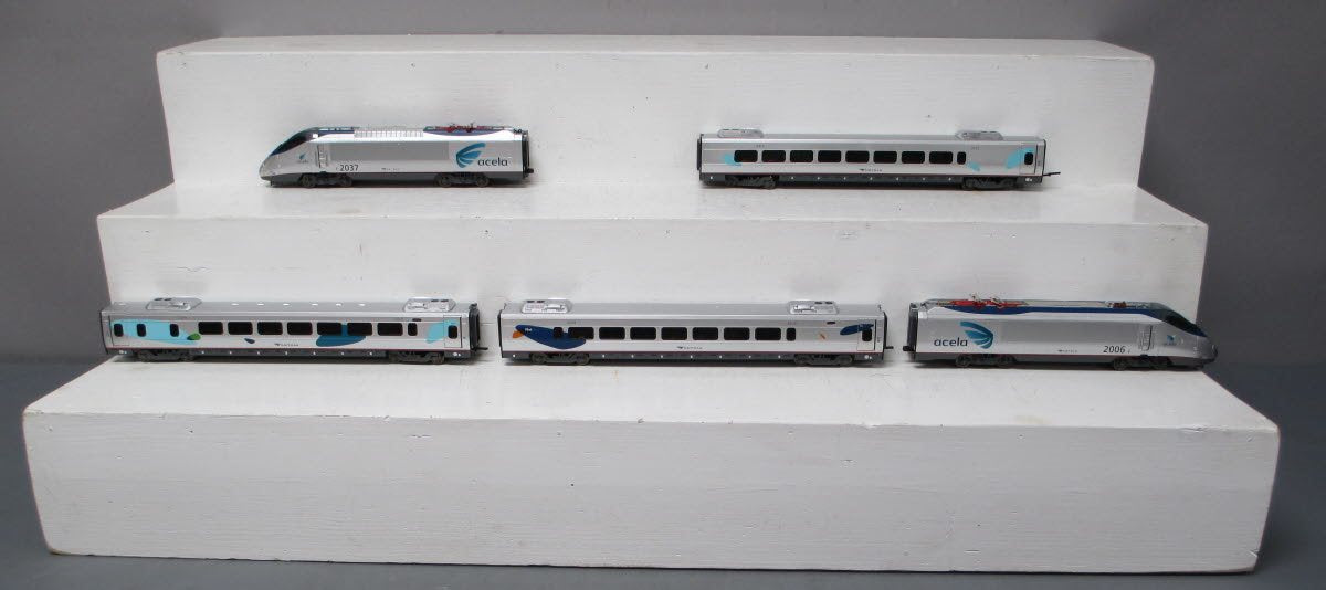 Bachmann 01205 Amtrak Acela Express HO Gauge Electric Starter Train Set with DCC