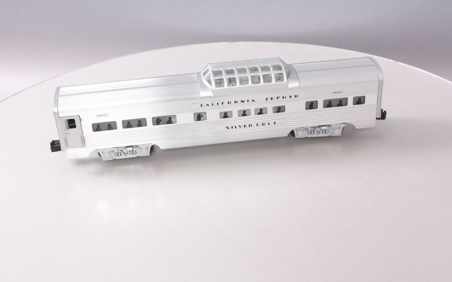 Lionel 6-19124 O Gauge California Zephyr Aluminum "Silver Colt" Vista Dome LN/Box