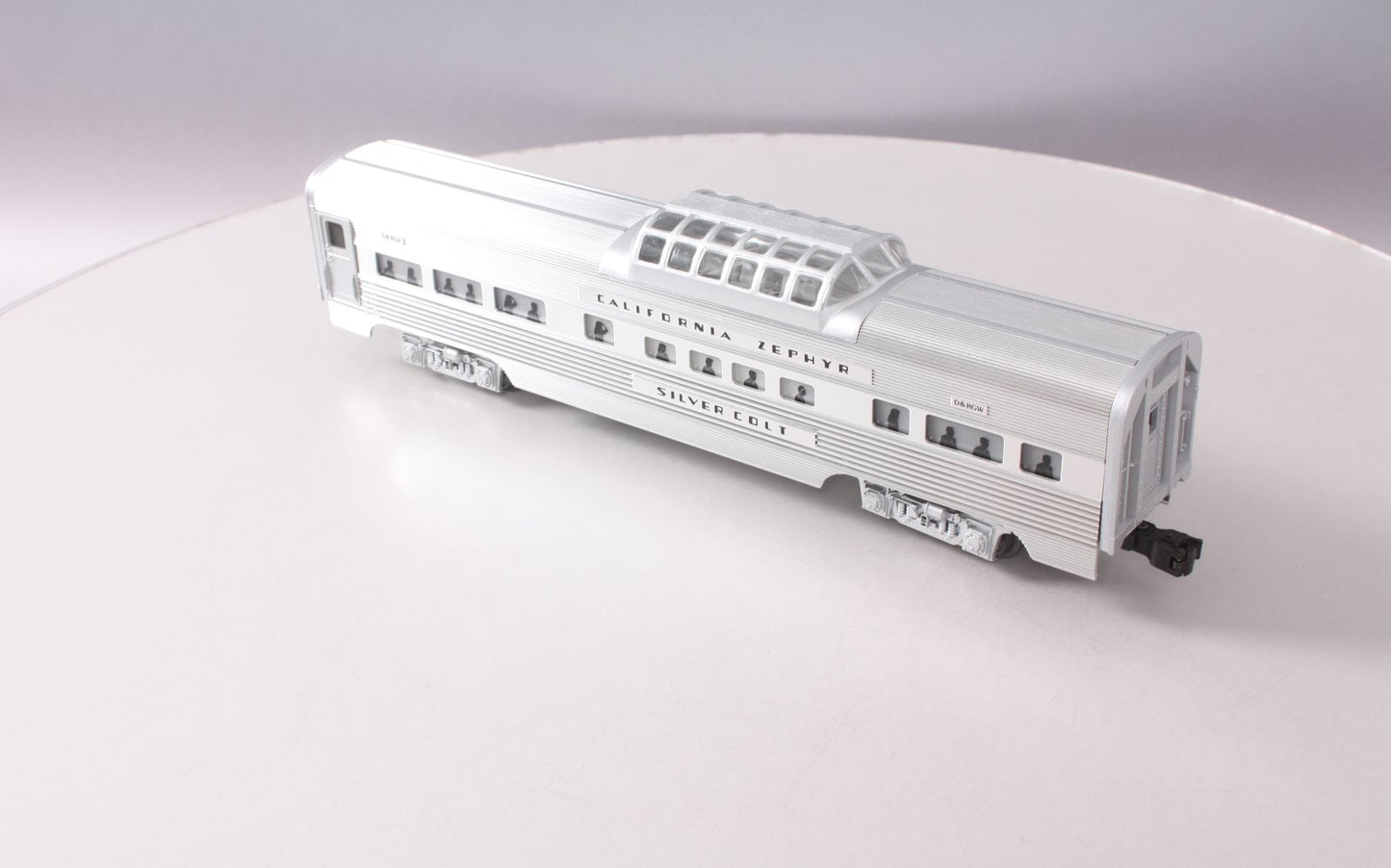 Lionel 6-19124 O Gauge California Zephyr Aluminum "Silver Colt" Vista Dome LN/Box