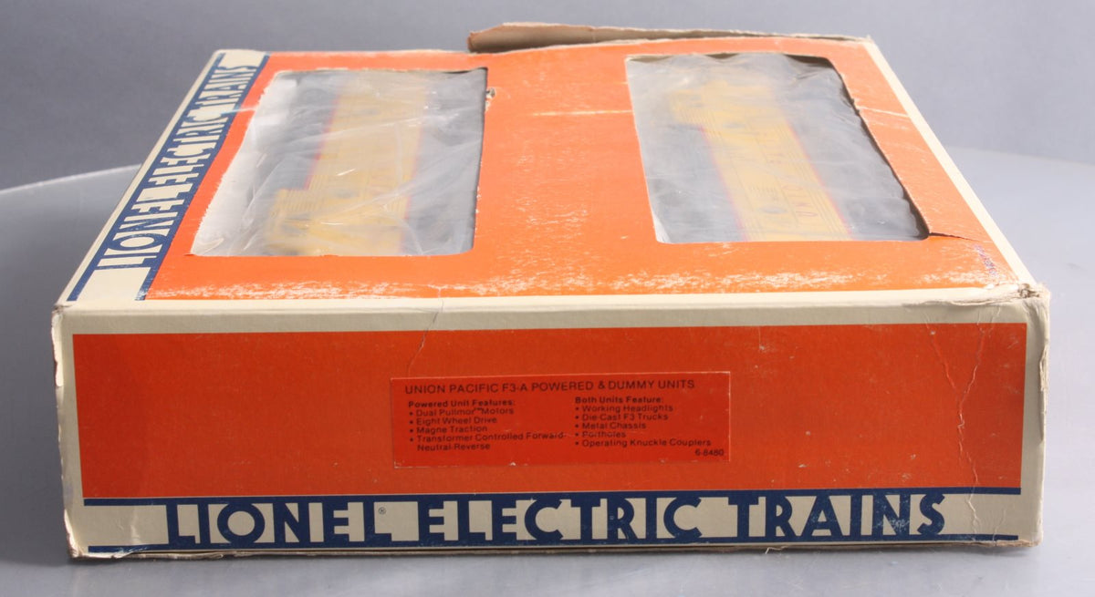 Lionel 6-8480 O Union Pacific Powered and Dummy F3 AA Diesel Set #8480/8482 LN/Box