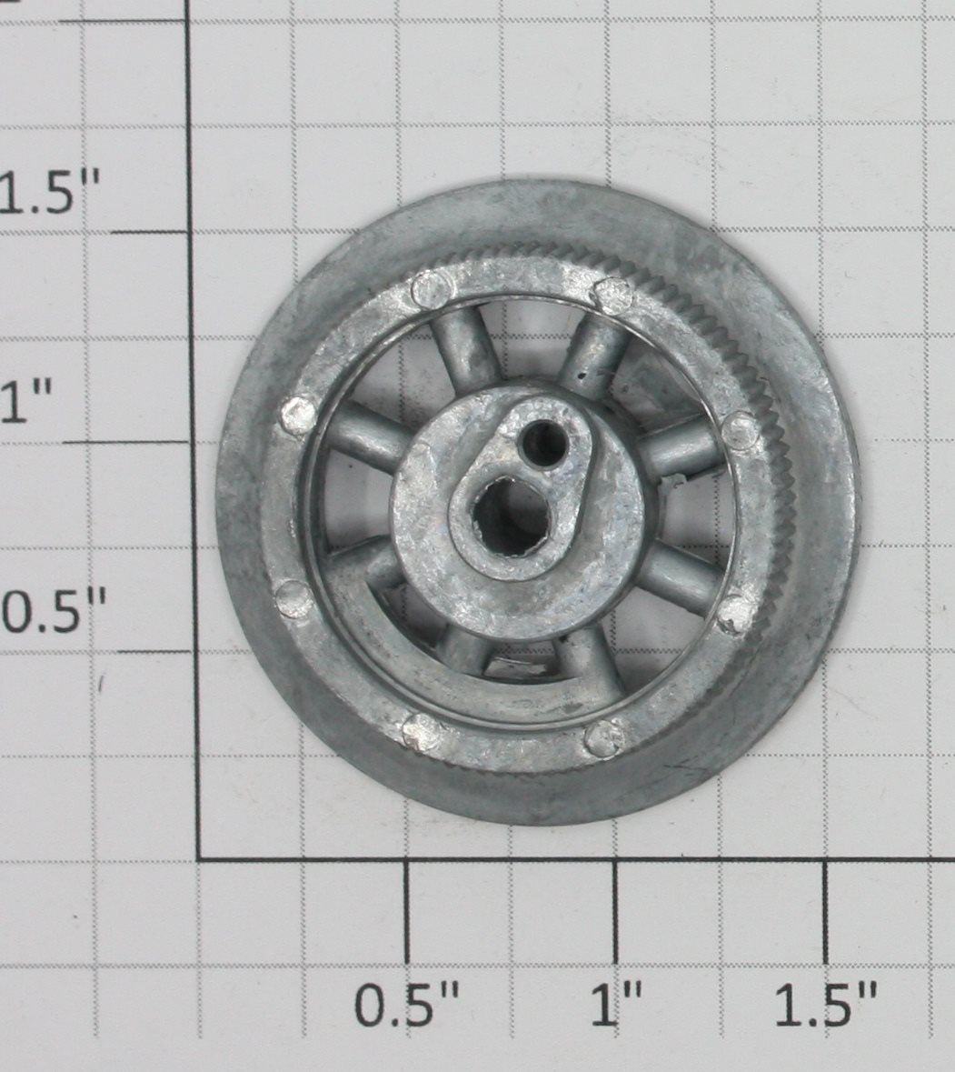 Lionel SLS-257-6 O Gauge Unpainted Gear Drive Wheel with Siderod Boss