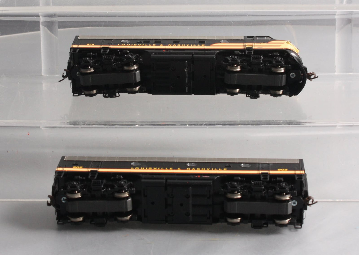 Athearn G1521 HO Scale L&N F-7 Phase 1 Diesel Locomotive AB Set LN/Box
