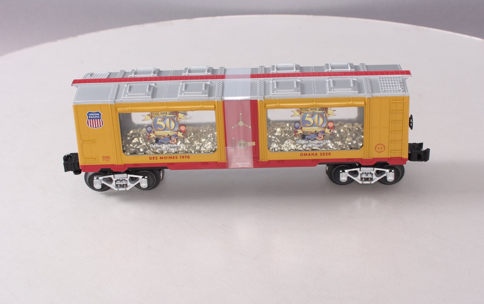 Lionel 2001100 O Gauge UP LCCA 2020 Convention Registration Mint Car LN/Box