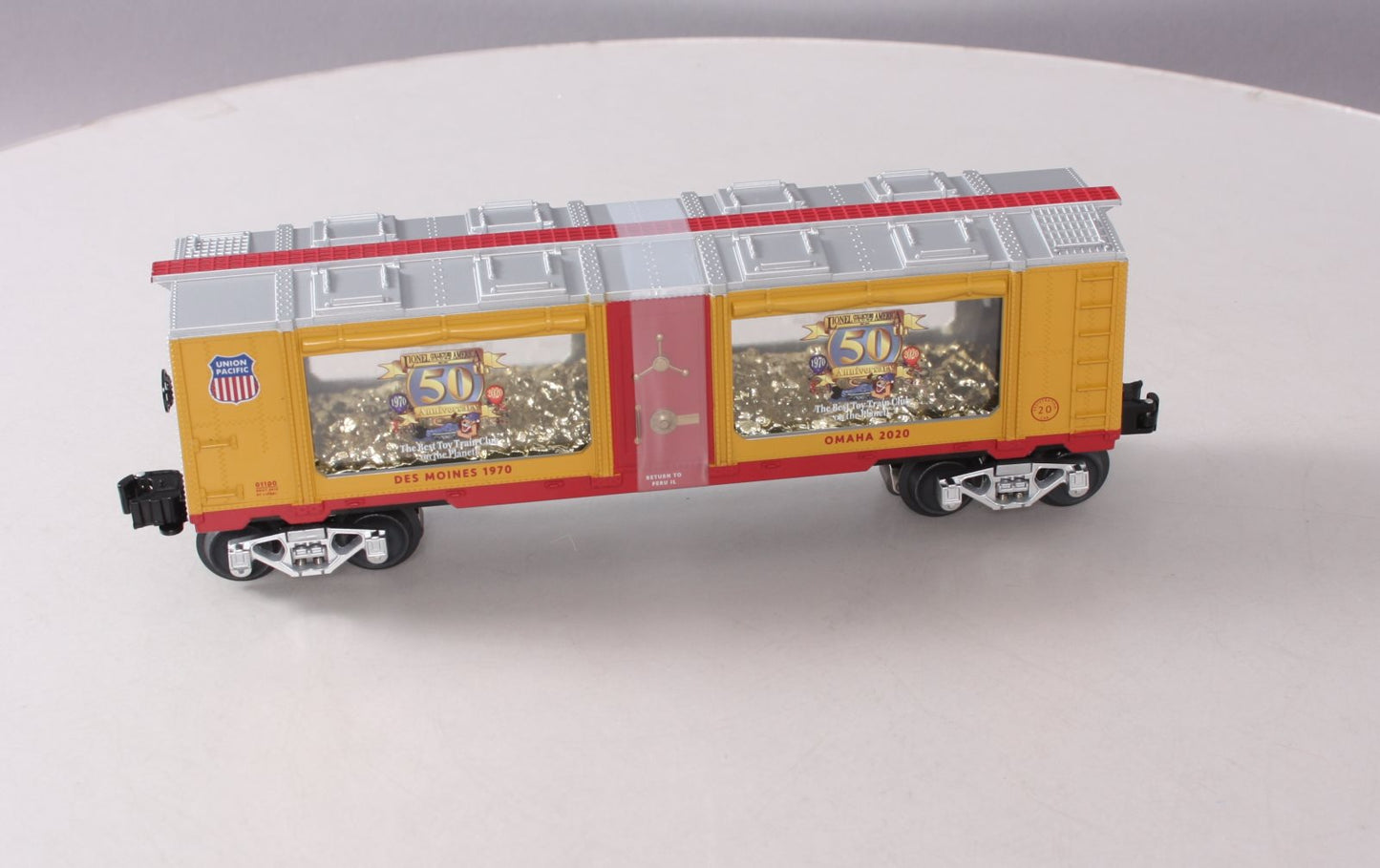 Lionel 2001100 O Gauge UP LCCA 2020 Convention Registration Mint Car LN/Box