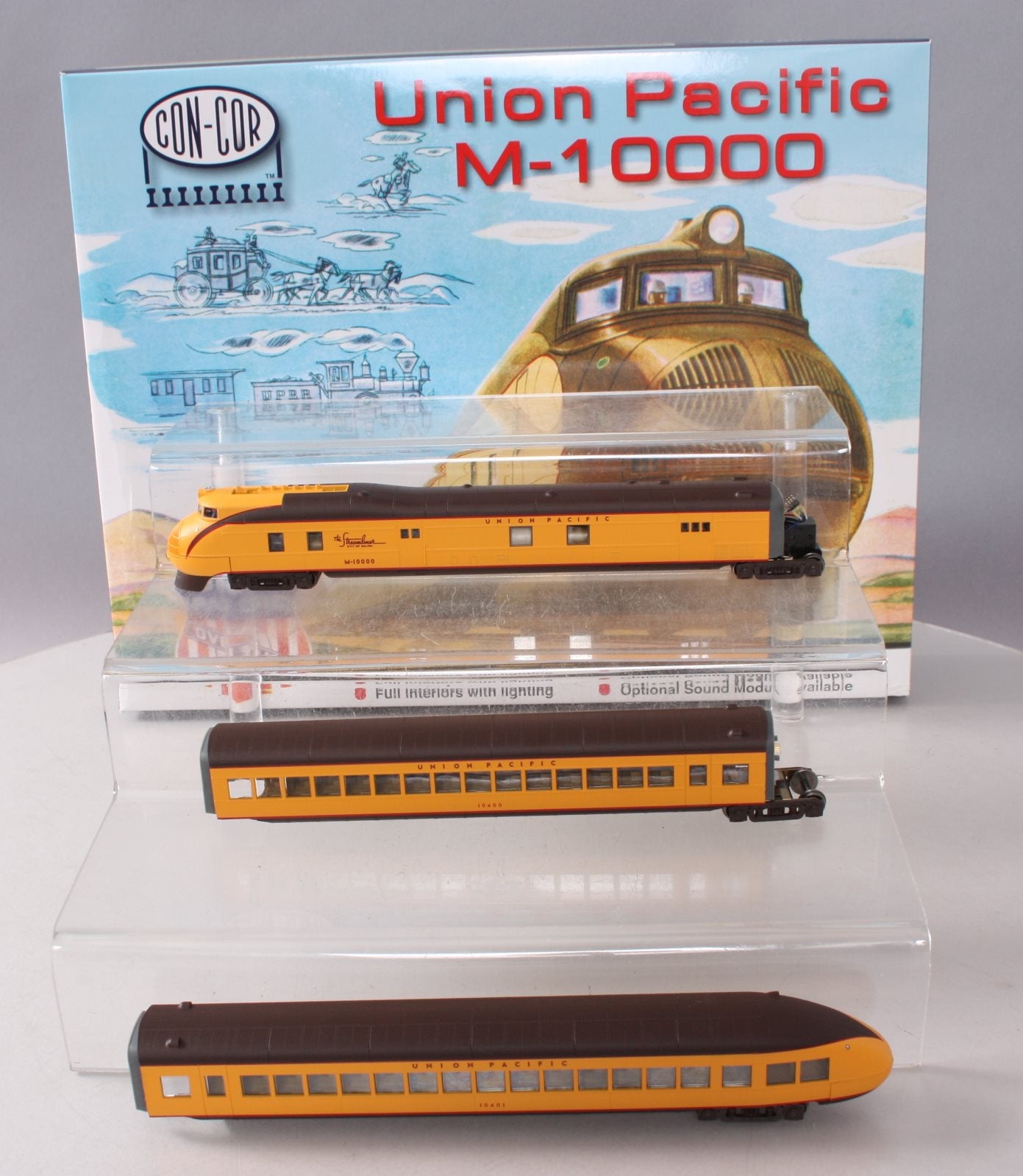Con-Cor 001-008784 HO Scale Union Pacific M-1000 Set NIB