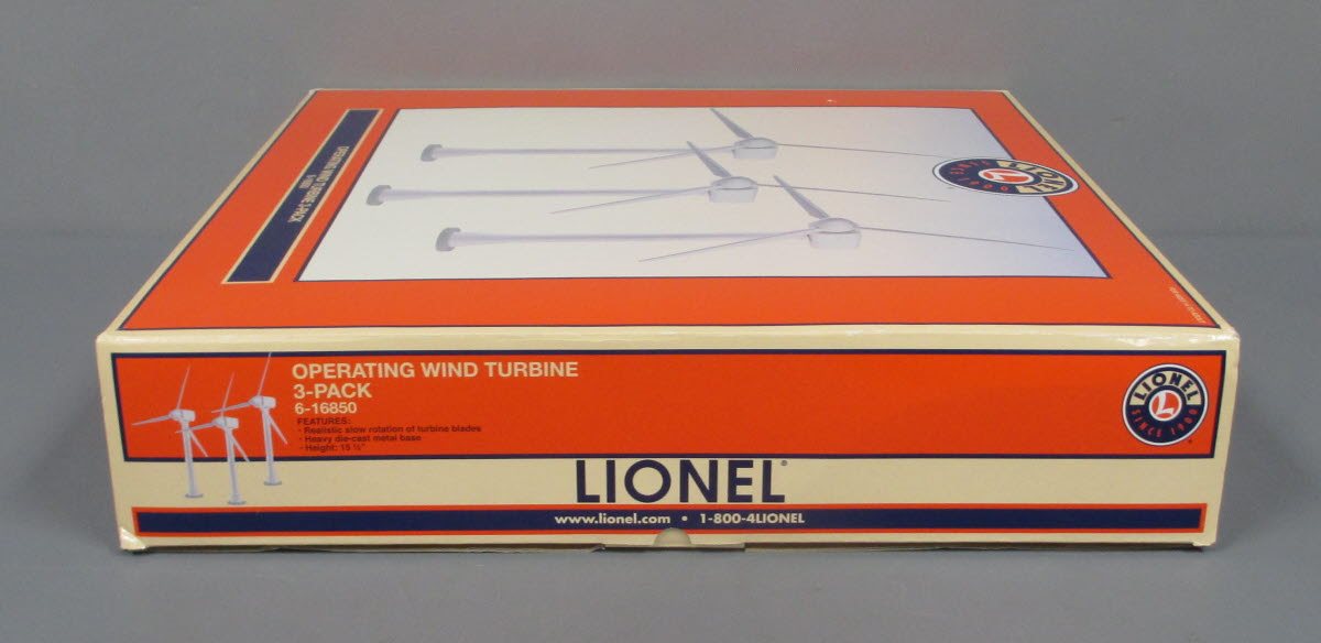 Lionel 6-16850 O Operating Wind Turbine (Pack of 3) LN/Box