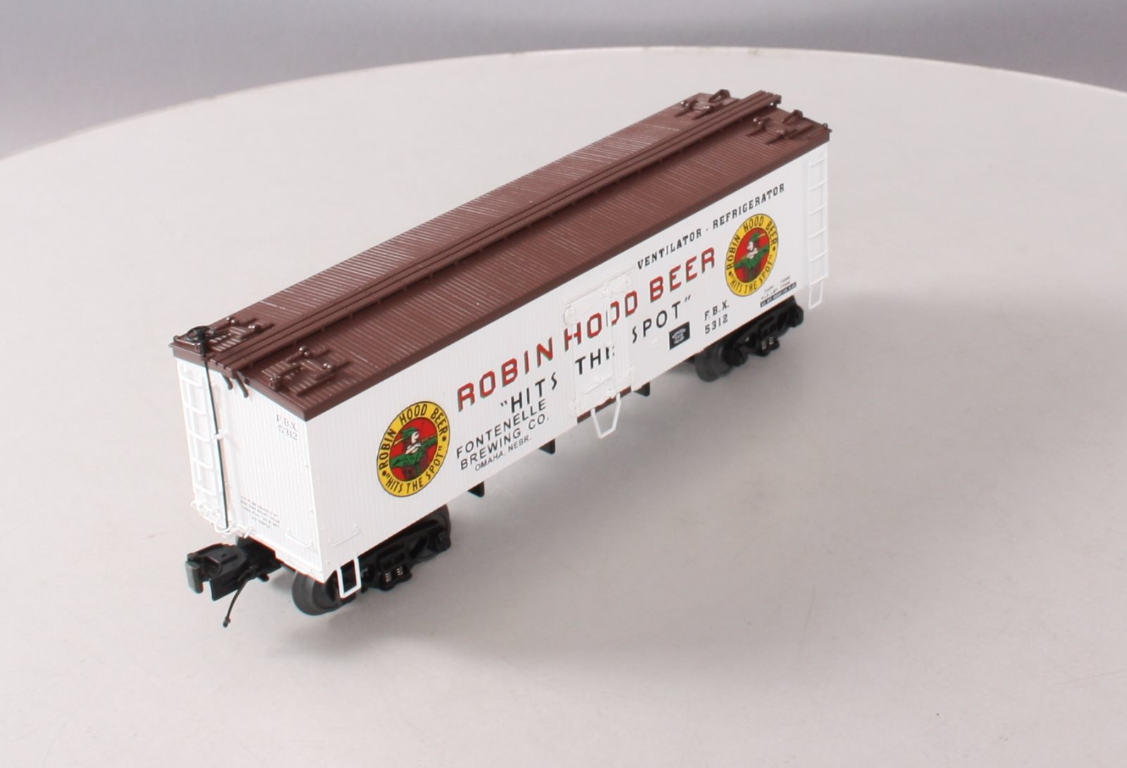 MTH 20-94300 O Gauge Robin Hood Beer Reefer Car #5312 LN/Box