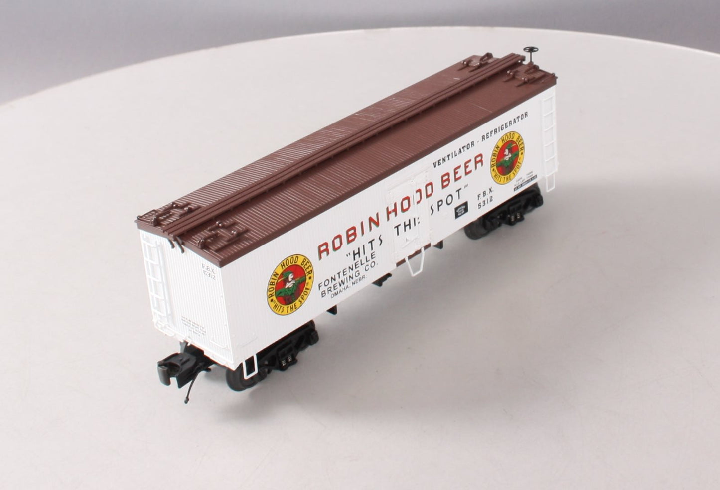 MTH 20-94300 O Gauge Robin Hood Beer Reefer Car #5312 LN/Box