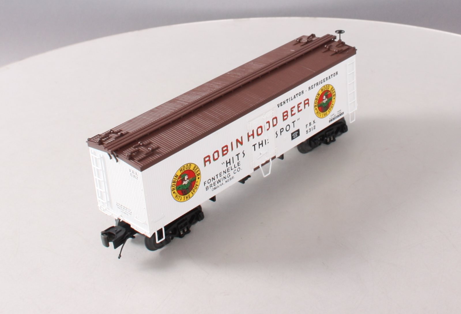 MTH 20-94300 O Gauge Robin Hood Beer Reefer Car #5312 LN/Box
