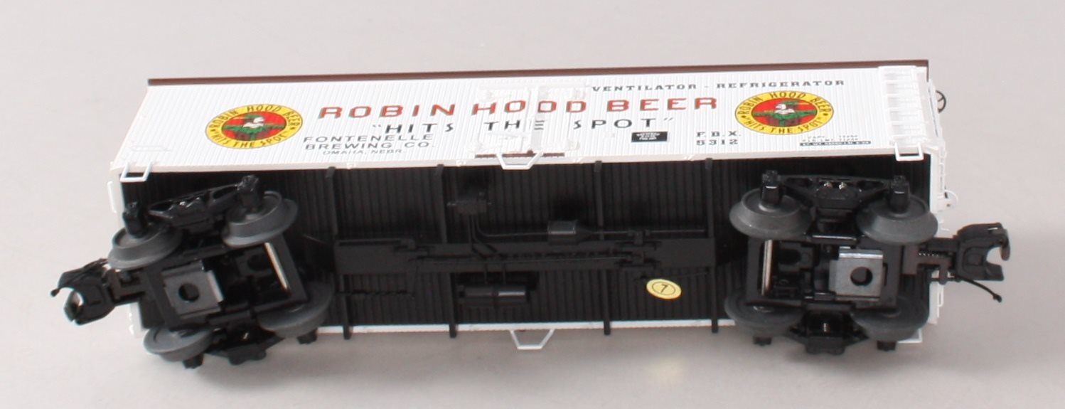 MTH 20-94300 O Gauge Robin Hood Beer Reefer Car #5312 LN/Box