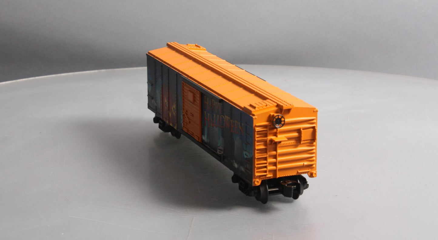 MTH 30-74887 O Gauge Halloween Boxcar w/Blinking LEDs LN/Box