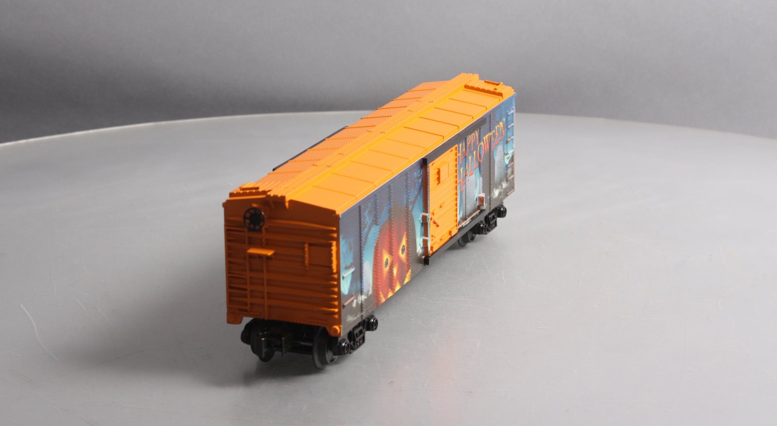 MTH 30-74887 O Gauge Halloween Boxcar w/Blinking LEDs LN/Box