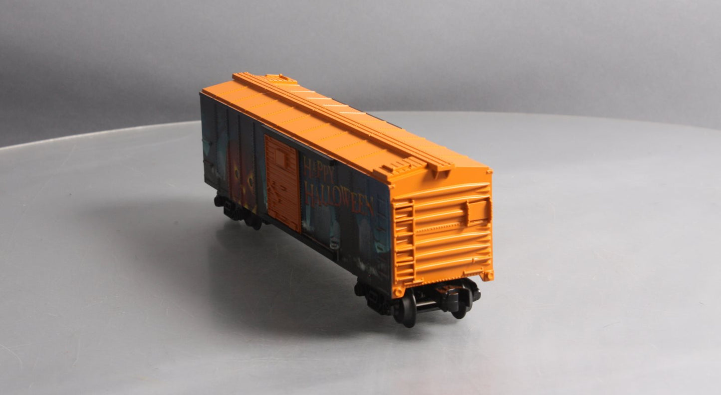 MTH 30-74887 O Gauge Halloween Boxcar w/Blinking LEDs LN/Box