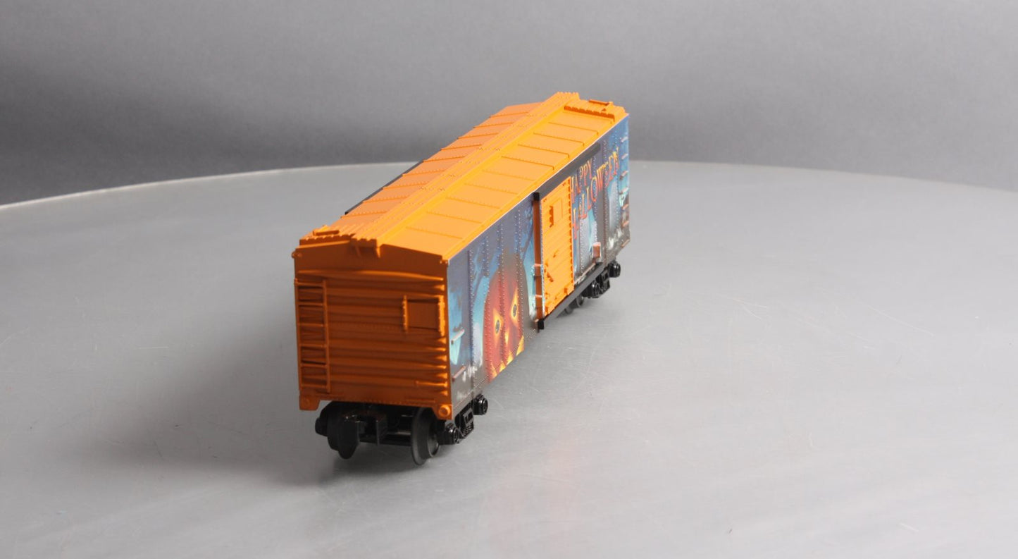 MTH 30-74887 O Gauge Halloween Boxcar w/Blinking LEDs LN/Box