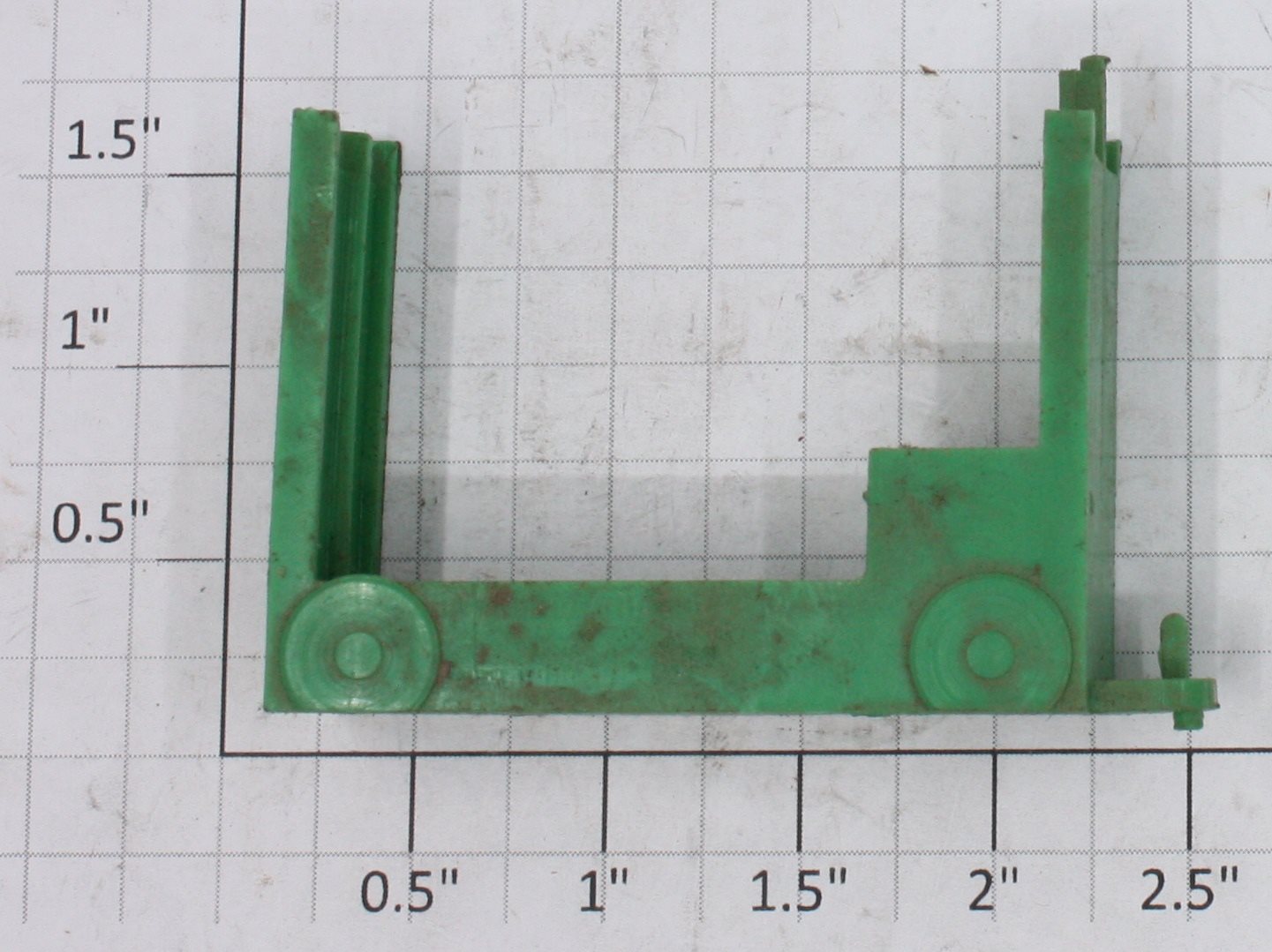 Lionel 356-35X O Gauge Green Baggage Cart Truck without Pads