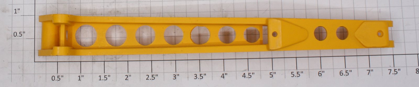 Lionel 2316-24 Plastic Yellow Crane Boom Only No Pulley, Hook, or Elevating Nut