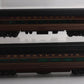 Lionel 6-25760 O Pennsylvania 15" Aluminum Car Diner/Coach Set (2)