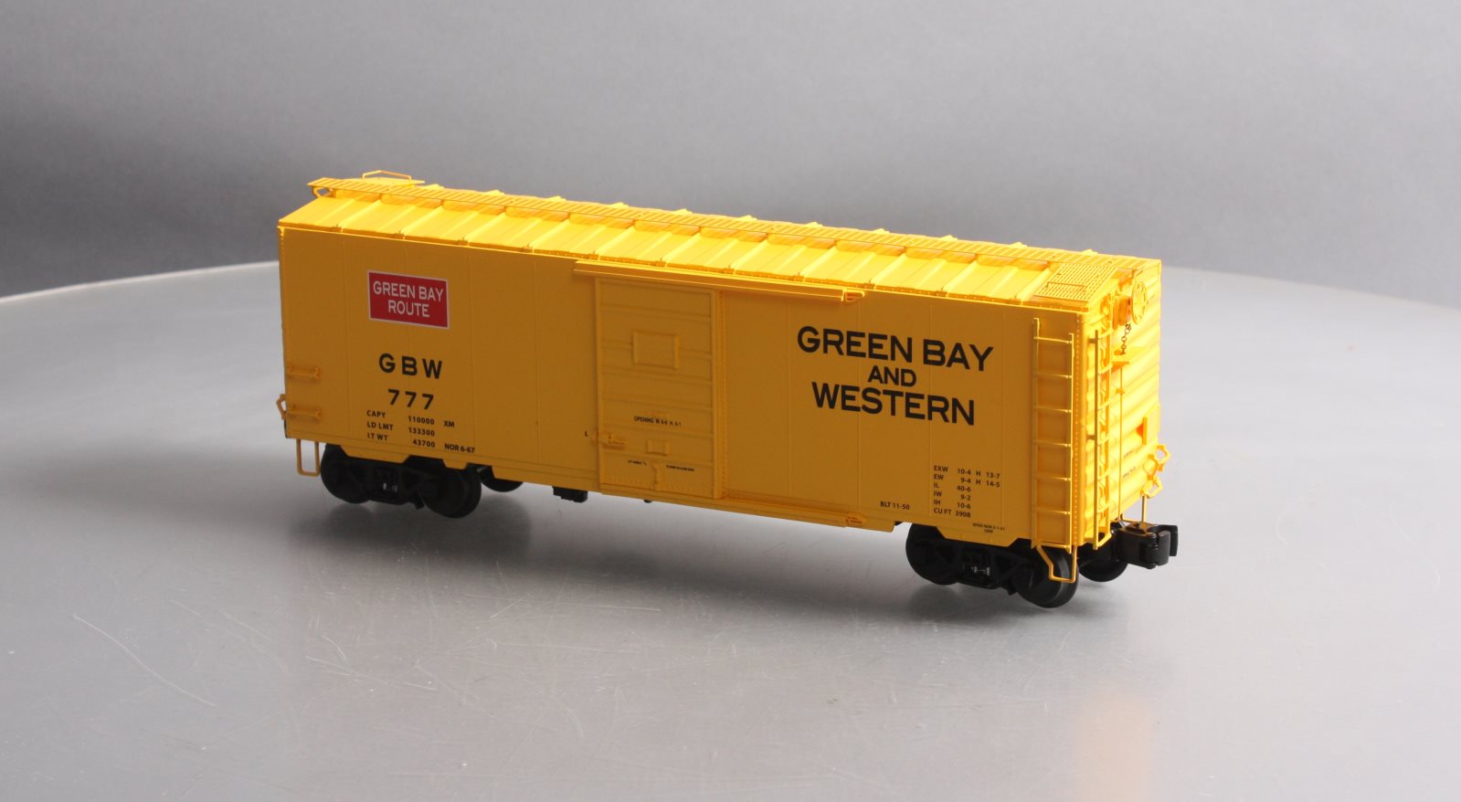 Lionel 6-82148 O Green Bay & Western PS-1 Boxcar #777 LN/Box