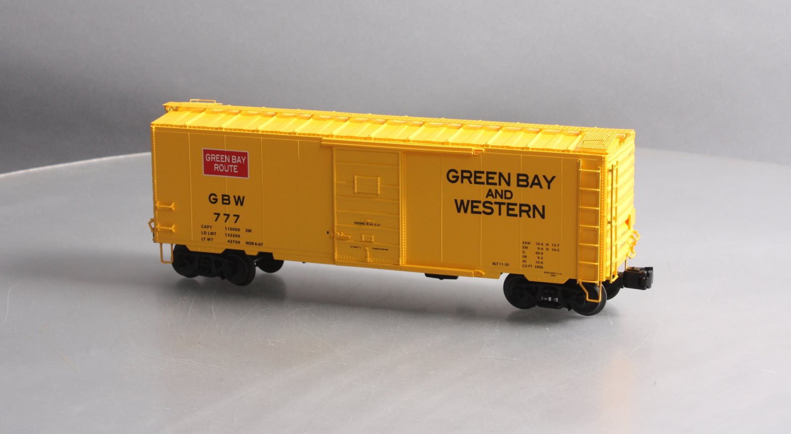 Lionel 6-82148 O Green Bay & Western PS-1 Boxcar #777