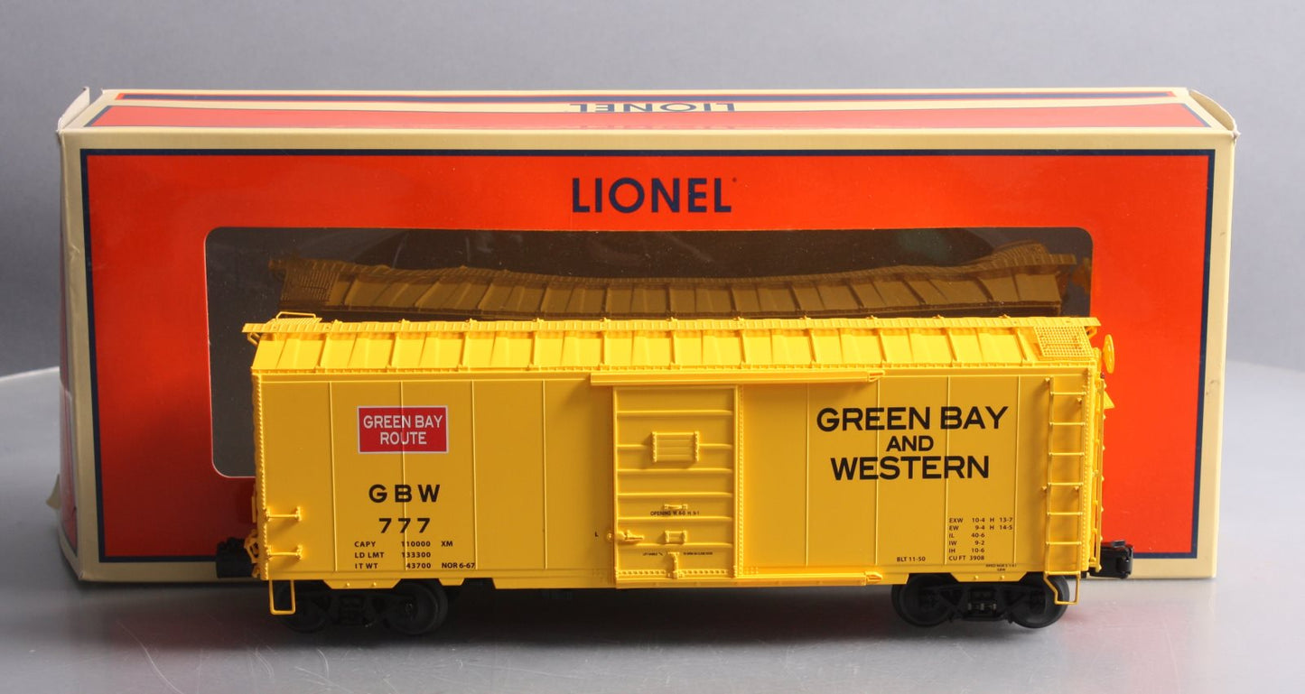 Lionel 6-82148 O Green Bay & Western PS-1 Boxcar #777