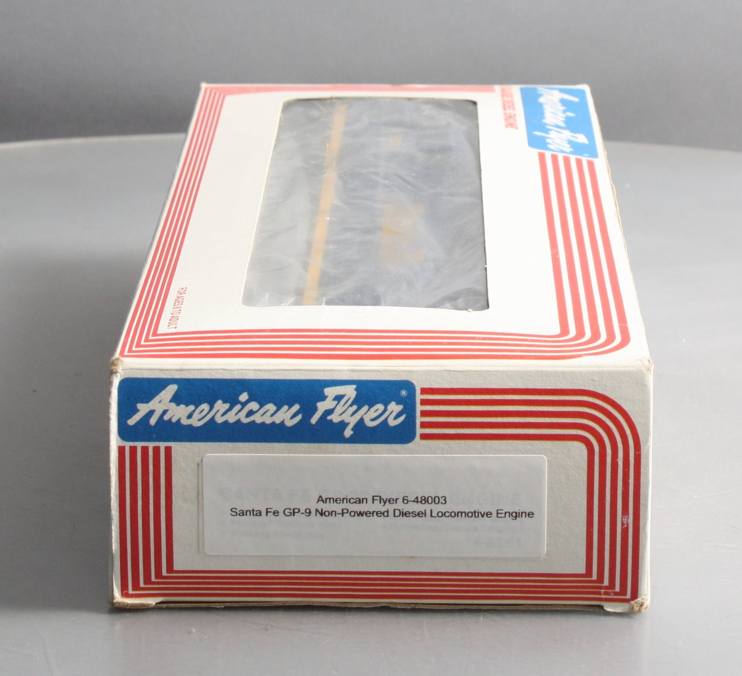 American Flyer 6-48003 S Gauge Santa Fe GP-9 Non-Powered Diesel Locomotive LN/Box