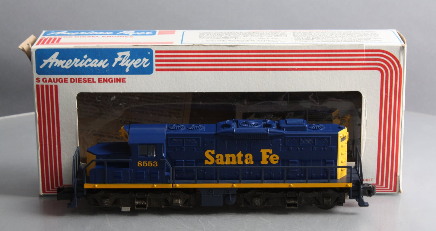 American Flyer 6-48003 S Gauge Santa Fe GP-9 Non-Powered Diesel Locomotive LN/Box