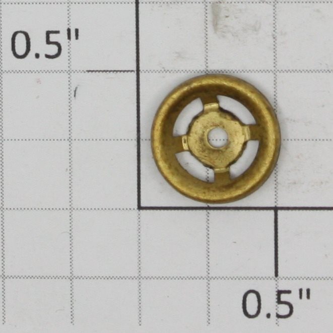 Lionel 803-27 Brass 1/2" Brake Wheel with Hole fits 600 800 900 2800 Cars