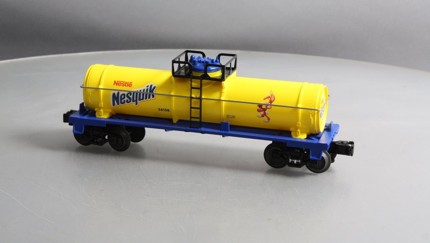 Lionel 6-26138 Nestle Nesquik Single Dome Tank Car EX/Box