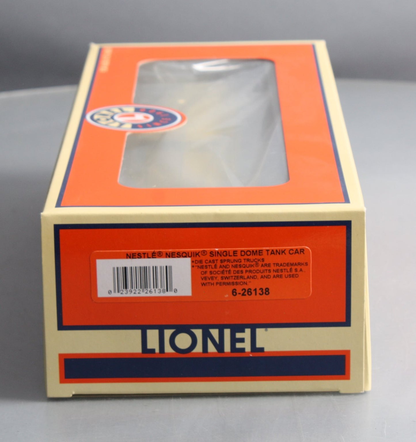 Lionel 6-26138 Nestle Nesquik Single Dome Tank Car EX/Box