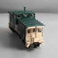 Atlas 6606 O Gauge Burlington Northern Lighted Caboose #154 (3-Rail) LN/Box